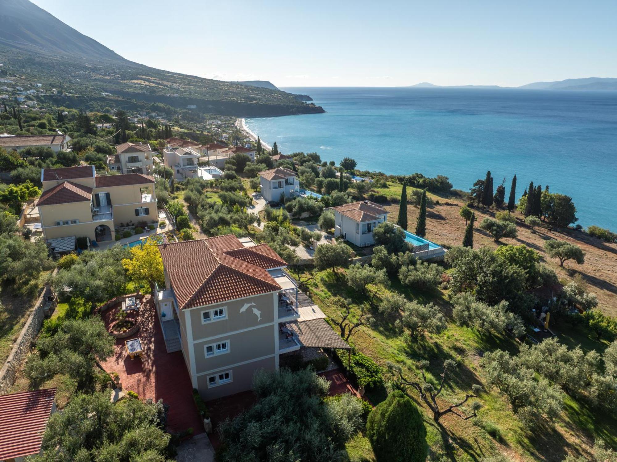 Appartamento Delfinia Vlachata Esterno foto